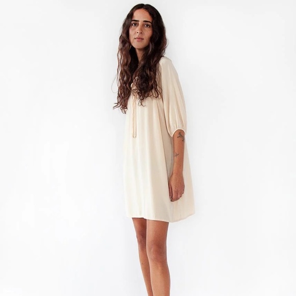Matta Lucilla Silk Dress in Natural NWT - Picture 2 of 5